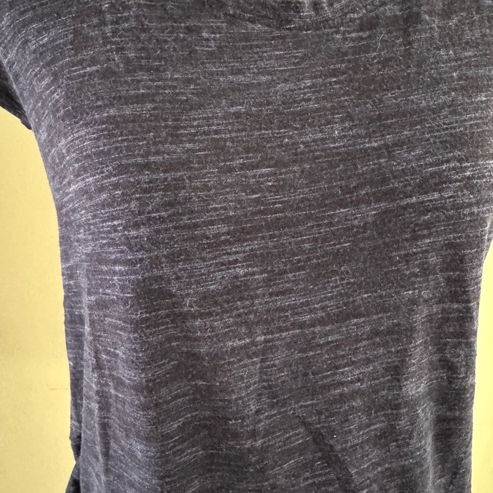Athleta Fitted Blue Cap Sleeve Tee Sz S - Picture 3 of 5
